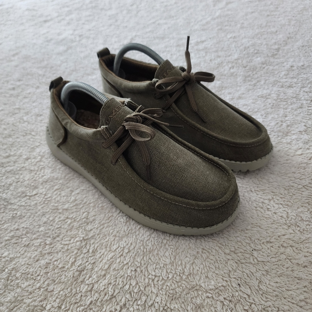 ITAZERO Allegro Loafer, Men's Size 9W, EUC - Khaki - Picture 2 of 11